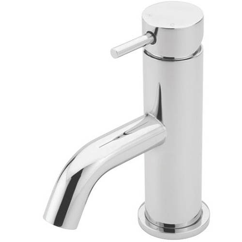 Larger image of Tre Mercati Milan Mini Basin Mixer Tap With Click Clack Waste (Chrome).