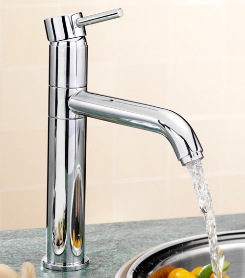 Larger image of Tre Mercati Kitchen Milan Kitchen Tap (Chrome).