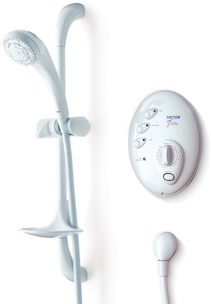Larger image of Triton Electric Showers T300si 10.5kW In White And Chrome.