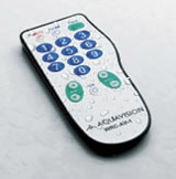 Example image of Aquavision 10.4" Bathroom TV with remote control..