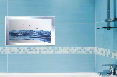 Example image of TechVision 24" Edge Waterproof Mirror TV (LED, 1080p).