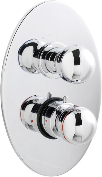 Larger image of Jupiter Twin concealed thermostatic shower valve