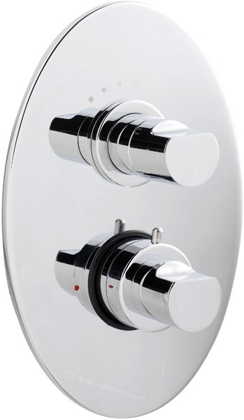 Larger image of Ultra Orion Twin concealed thermostatic shower valve