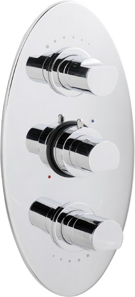 Larger image of Ultra Orion Triple concealed thermostatic shower valve