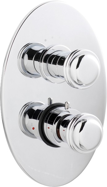 Larger image of Ultra Line Twin concealed shower valve with diverter