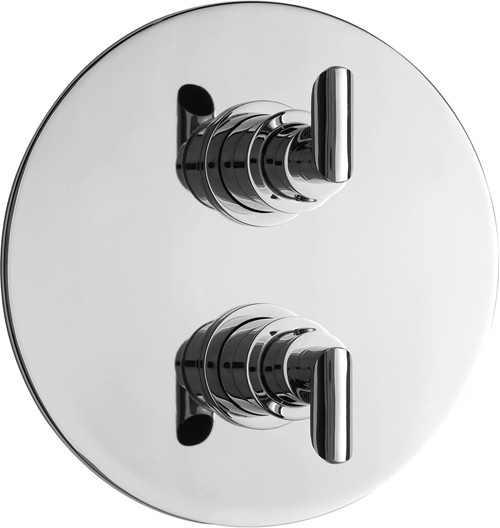 Larger image of Hudson Reed Xeta Twin concealed 3/4" thermostatic shower valve