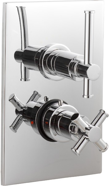 Larger image of Ultra Maine 3/4" Twin Concealed Thermostatic Shower Valve.