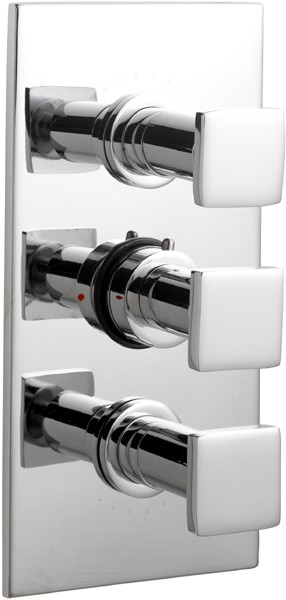 Larger image of Ultra Milo 3/4" Triple Concealed Thermostatic Shower Valve.