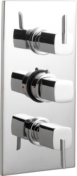 Larger image of Ultra Rialto 3/4" Triple Concealed Thermostatic Shower Valve.