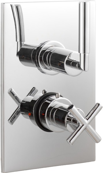 Larger image of Ultra Helix 1/2" High Pressure Concealed Thermostatic Shower Valve.