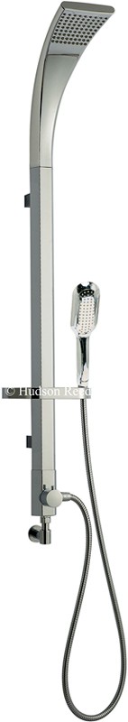 Larger image of Hudson Reed Flare Luxury Rigid Riser Shower Set (Chrome).