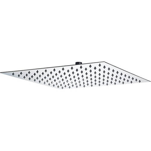 Hudson Reed Component Ultra Thin Square Shower Head With Swivel Knuckle. 200Mm.