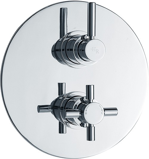 Larger image of Hudson Reed Tec Twin concealed thermostatic shower valve