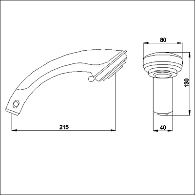 Technical image of Component Multi function handset (High Pressure).