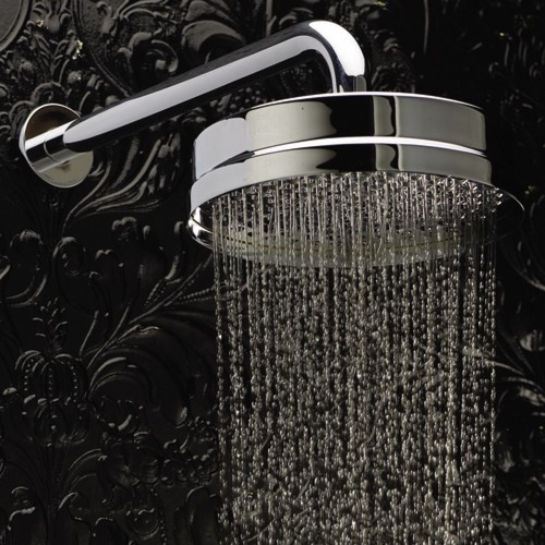 Example image of Hudson Reed Tec 8" fixed shower head and arm