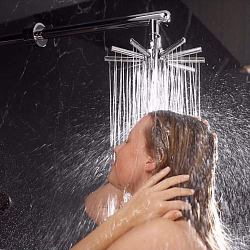 Example image of Component Cloudburst fixed shower head and arm