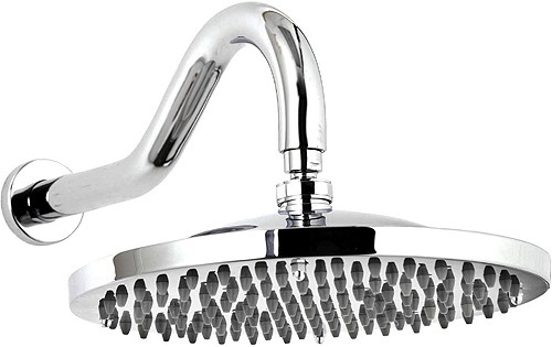 Larger image of Component 12" Sunflower fixed shower head and arm