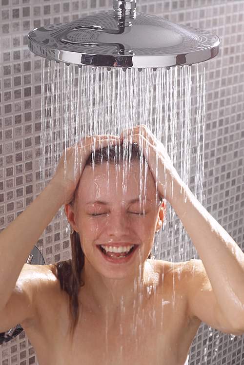 Example image of Component 12" Sunflower fixed shower head and arm