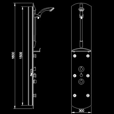 Technical image of Hudson Reed Dream Shower Jet