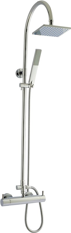Larger image of Hudson Reed Bar Shower Thermostatic Bar Shower Valve & Vitality Riser Set.