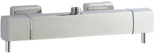 Larger image of Ultra Showers Quadro Thermostatic Bar Shower Valve (Top Outlet).
