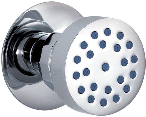 Hudson Reed Shower Jets Round Body Jet (Chrome).