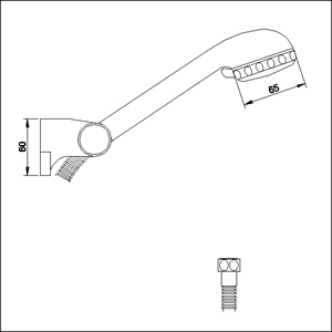 Technical image of Component Shower Kit