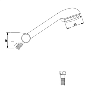 Technical image of Component Shower Kit