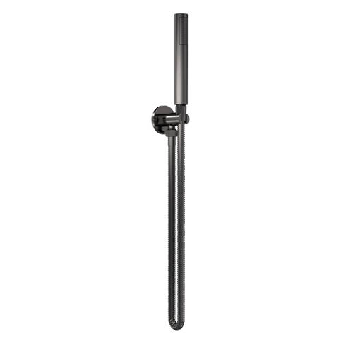 Nuie Showers Shower Handset, Hose & Bracket Outlet (Brushed Gun Metal).