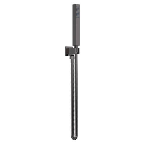 Nuie Showers Shower Handset, Hose & Bracket Outlet (Brushed Gun Metal).