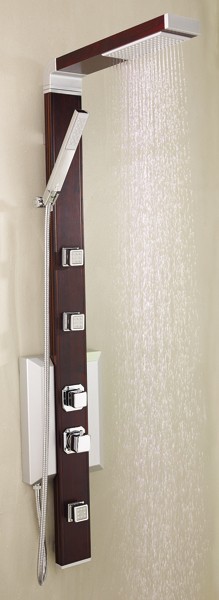 Example image of Hudson Reed Dream Shower Enya Thermostatic Shower Panel.