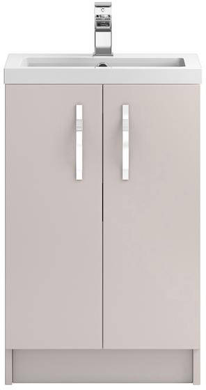 Example image of Hudson Reed Apollo Vanity Unit 500mm, Basin & WC Unit 600mm (Cashmere)