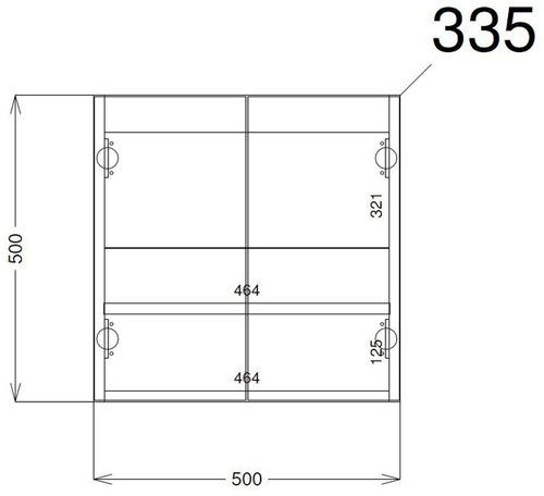 Technical image of Hudson Reed Apollo Wall Vanity 600mm, Basin & WC Unit 600mm (Grey).