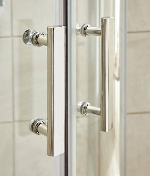 Example image of Nuie Enclosures Square Shower Enclosure With Pivot Door (800x800).