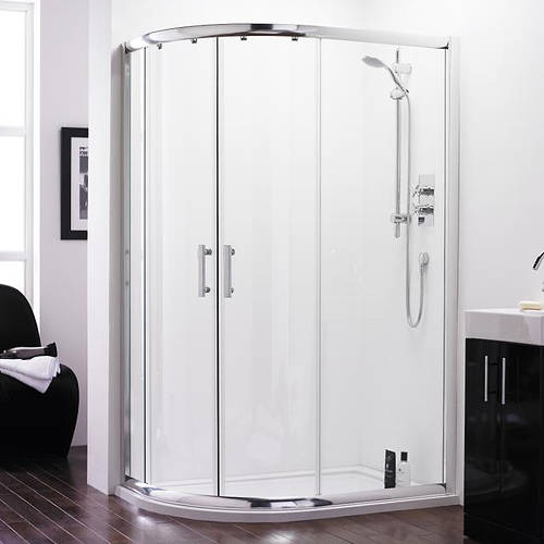 Nuie Enclosures Offset Quadrant Shower Enclosure (1000X900mm).
