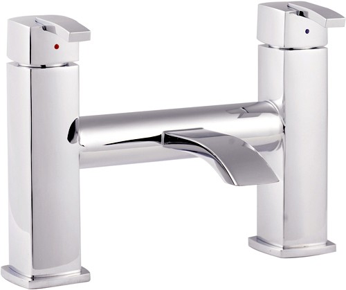 Larger image of Hudson Reed Arcade Bath Filler Tap (Chrome).