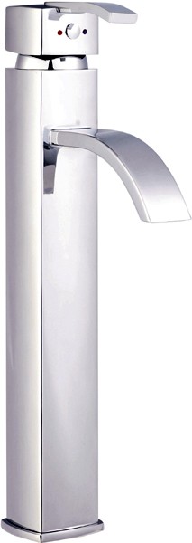 Larger image of Hudson Reed Arcade Single Lever High Rise Mixer Tap (Chrome).