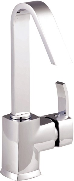 Larger image of Hudson Reed Arcade Single Lever Mono Basin Mixer Tap (Chrome).