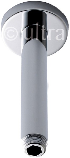 Nuie Component Ceiling Mounting Shower Arm (150Mm, Chrome).