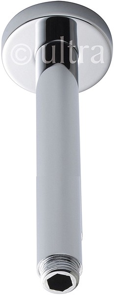 Nuie Component Ceiling Mounting Shower Arm (300Mm, Chrome).