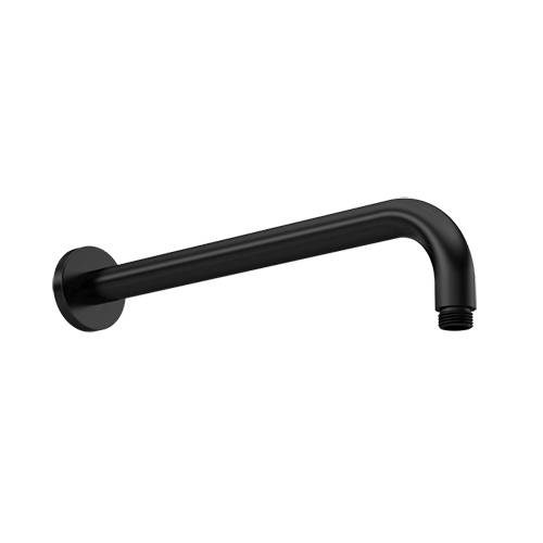 Nuie Matt Black Round Wall Hung Shower Arm | | Stainless Steel | 62Mm X 104Mm X 400Mm - Image 6