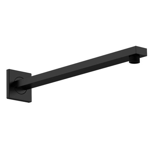 Nuie Matt Black Small Rectangular Shower Arm | | Stainless Steel | 35Mm X 20Mm X 355Mm - Image 4