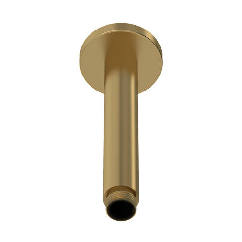 Nuie Showers Ceiling Mounted Round Shower Arm 150Mm (Br Brass).