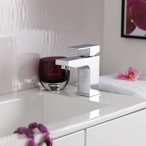 Example image of Hudson Reed Art Basin Mixer & Bath Filler Tap Set (Chrome).