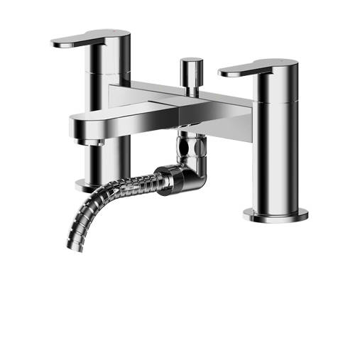 Nuie Arvan Bath Shower Mixer Tap (Chrome).