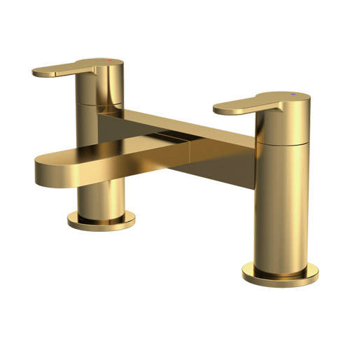 Nuie Arvan Bath Filler Tap (Brushed Brass). Size 1