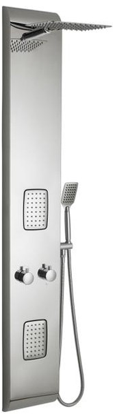 Larger image of Hudson Reed Showers Octavia Thermostatic Shower Panel With Jets.