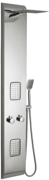 Larger image of Hudson Reed Showers Octavia Thermostatic Shower Panel With Jets.