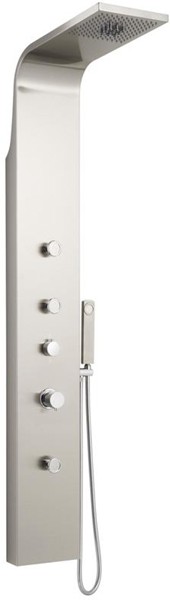 Larger image of Hudson Reed Showers Spritz Thermostatic Shower Panel With Jets (Chrome).