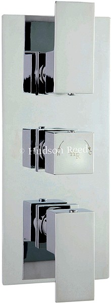 Larger image of Hudson Reed Aspire Triple Concealed Thermostatic Shower Valve (Chrome).